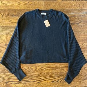 NWTs cropped black sweater!